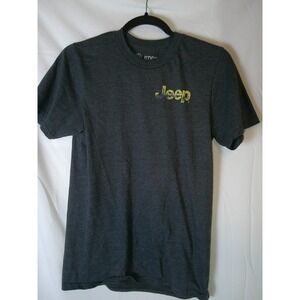 JEDCO Jeep Life Off Road Graphic T Shirt Charcoal Gray Short Sleeve Men's SM